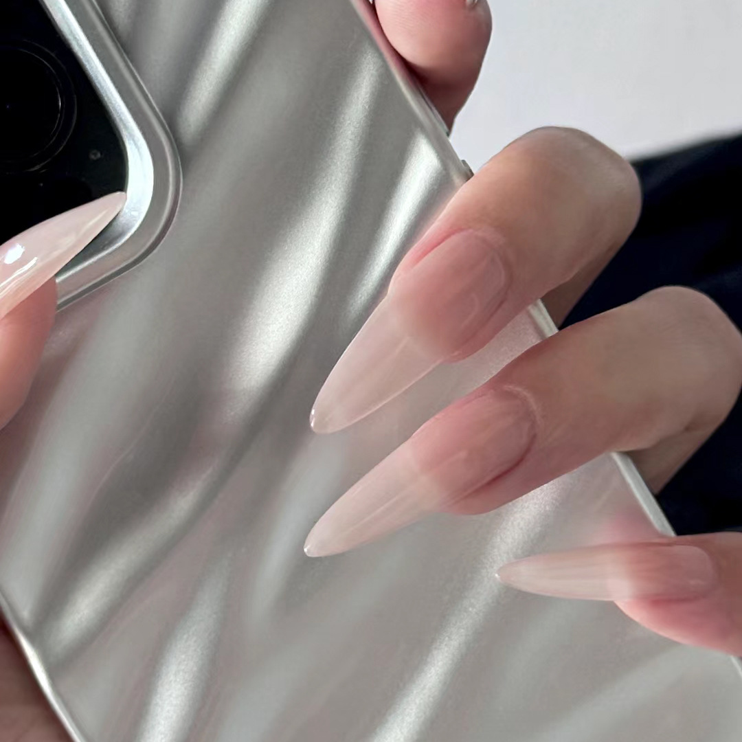 Long Stiletto Fake Nails Chine - Nail Extension Tips ulasan dan harga
