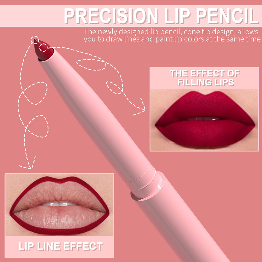 6pcs Lip Liner Pen Set Long-La - Beauty Linasi Makeup ulasan dan harga