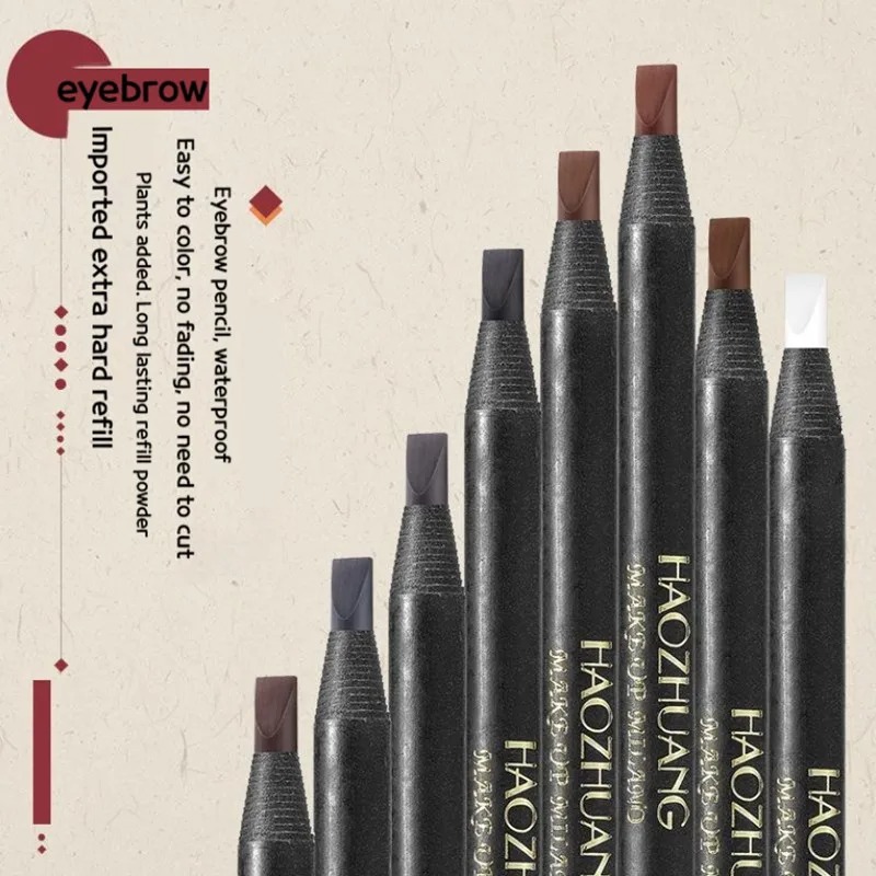 5PCS Haozhuang Eyebrow Pencil  - Eyebrow Pomade Pencil ulasan dan harga