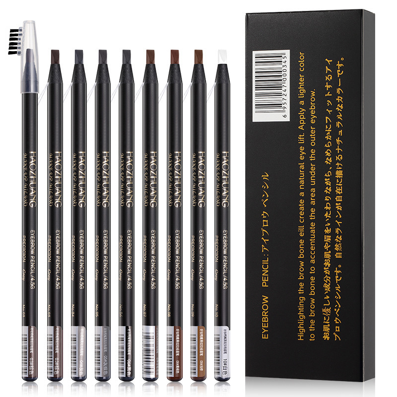 5PCS Haozhuang Eyebrow Pencil  - Eyebrow Pomade Pencil ulasan dan harga